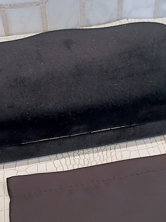 Rare Brand New Jumbo Size Black Velvet Sunglass Case w/ Pouch and Cloth main image 13